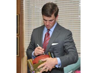 Eli Manning autographed NFL Authentic Football