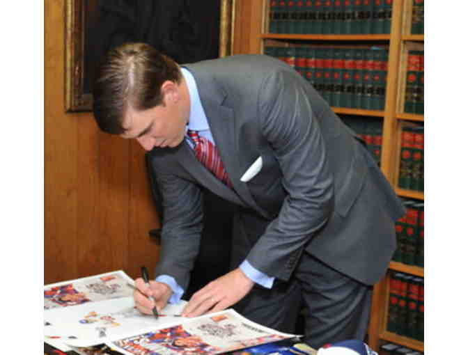 Signed Eli Manning Sketch