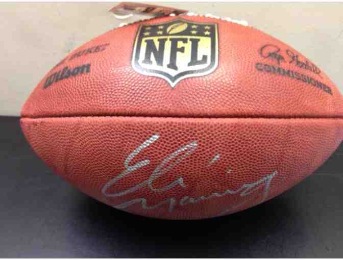Eli Manning Autographed NFL Authentic Football