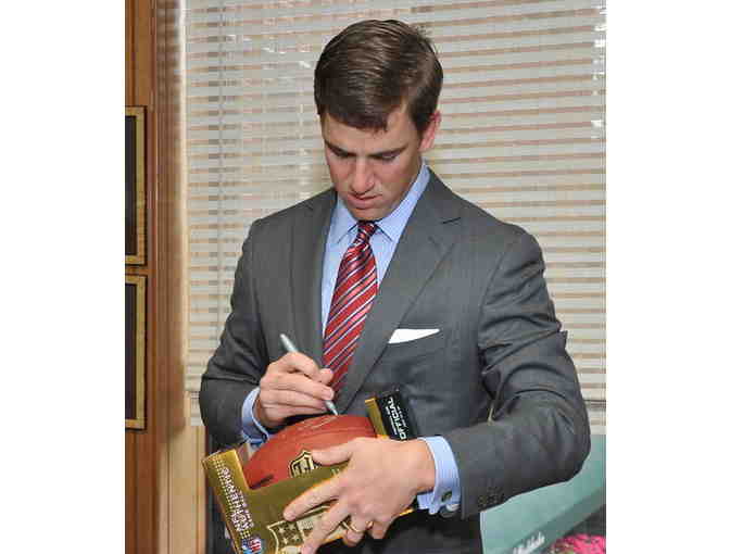 Eli Manning Autographed NFL Authentic Football