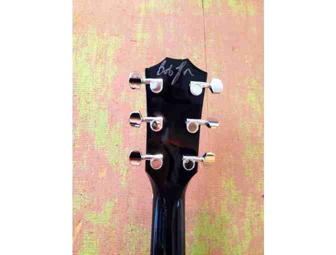 Taylor 210 E Black Dreadnaught Acoustic Electric guitar SIGNED BY BOB TAYLOR