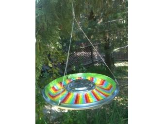 GVCS Rachel's Crew - 'Spider' Hubcap Birdbath