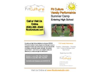 $100 Certificate for any class or service at Fit Culture Studio