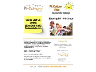 $100 Certificate for any class or service at Fit Culture Studio