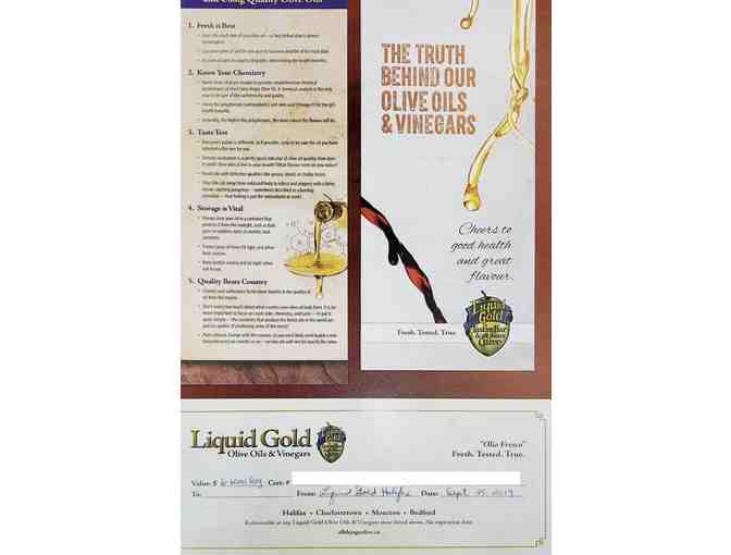Liquid Gold Tasting Bar & all things Olive