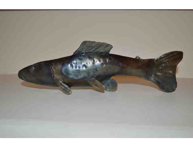 Metal Fish Art Sculpture