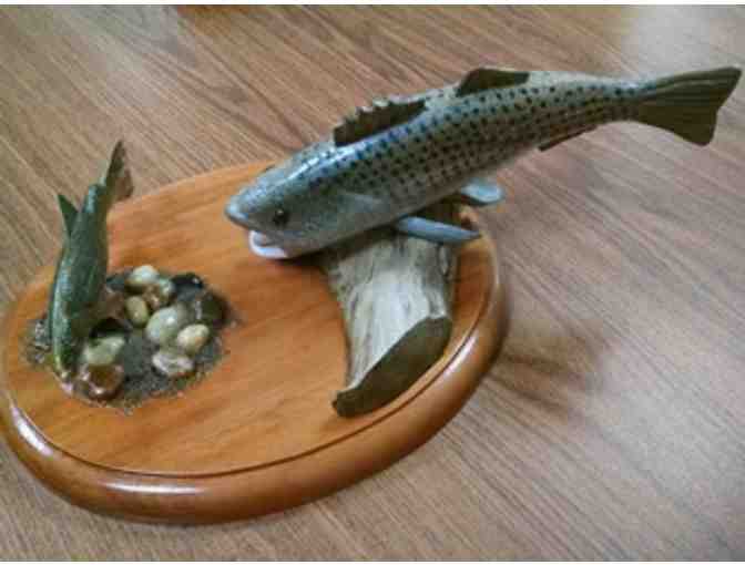 Hand Carved, Painted and Mounted Fish Trophy #2