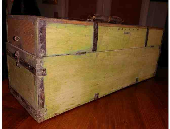 Antique Wooden Tool Box , Plus!!!