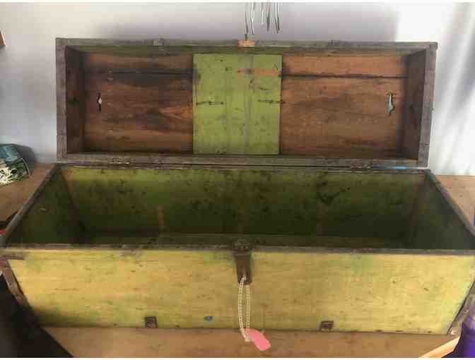 Antique Wooden Tool Box , Plus!!!