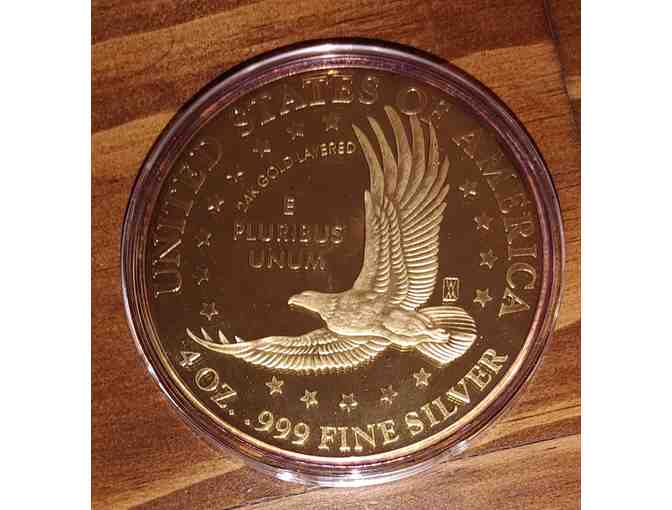4 oz. .999 Silver Washington Mint Liberty