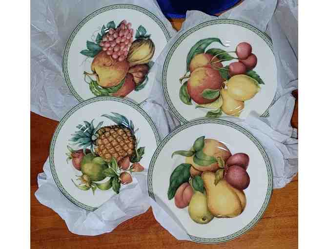 4 Bone China Salad Plates - Fitz and Floyd Belle Classique - Photo 1