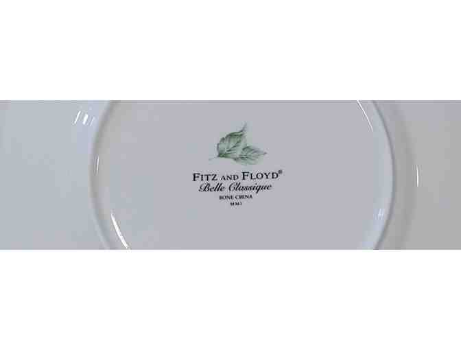 4 Bone China Salad Plates - Fitz and Floyd Belle Classique
