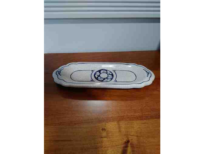 The Potting Shed reproductions 11' Fluted Oval Dish