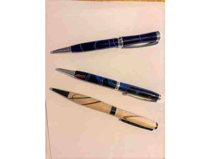 Set of Three Handmade Writing Pens