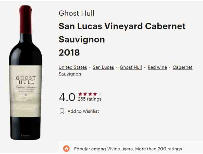 Ghost Hull Cabernet Sauvignon and Portugal Wine Chiller
