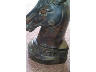 Bronze Horse Head Bookends