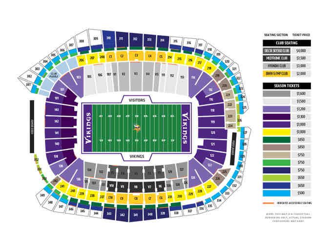 Two (2) MN Vikings Tickets - Photo 5
