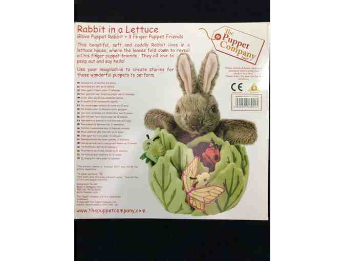 Rabbit In Lettuce Puppets- Legacy Toys