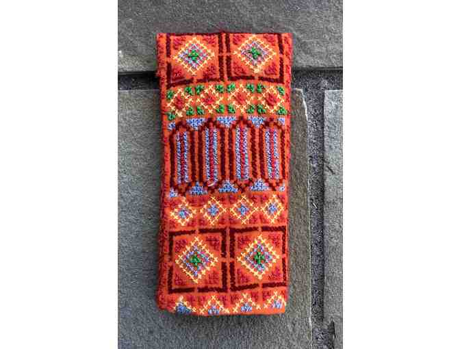 Egyptian embroidered pouch