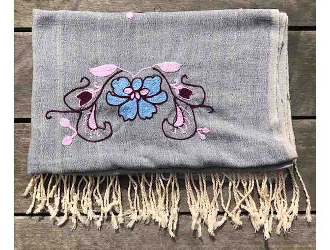 Egyptian embroidered shawl