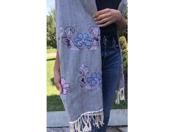 Egyptian embroidered shawl