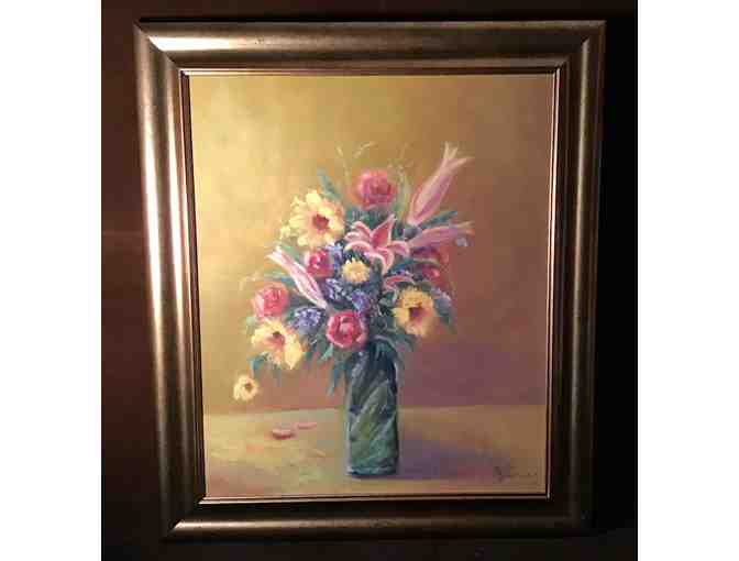 Flowers oil painting - Photo 1