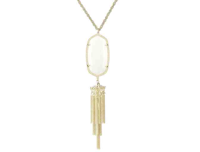 Kendra Scott Rayne Necklace in White Pearl