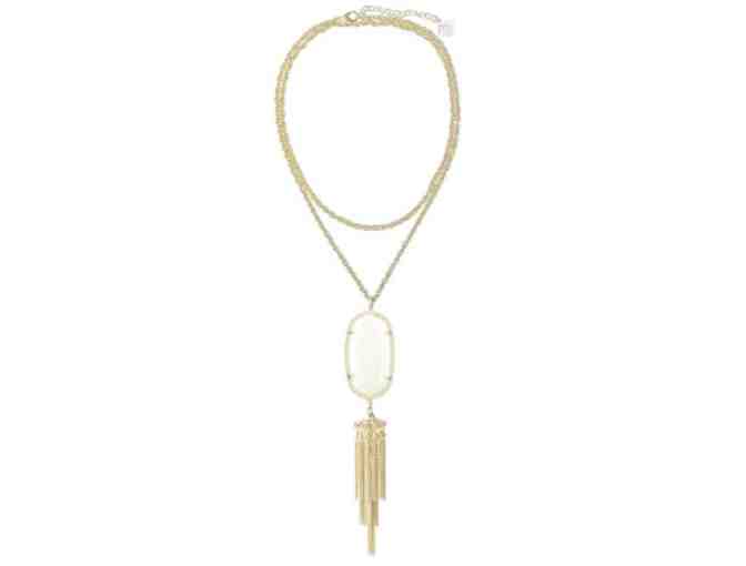 Kendra Scott Rayne Necklace in White Pearl