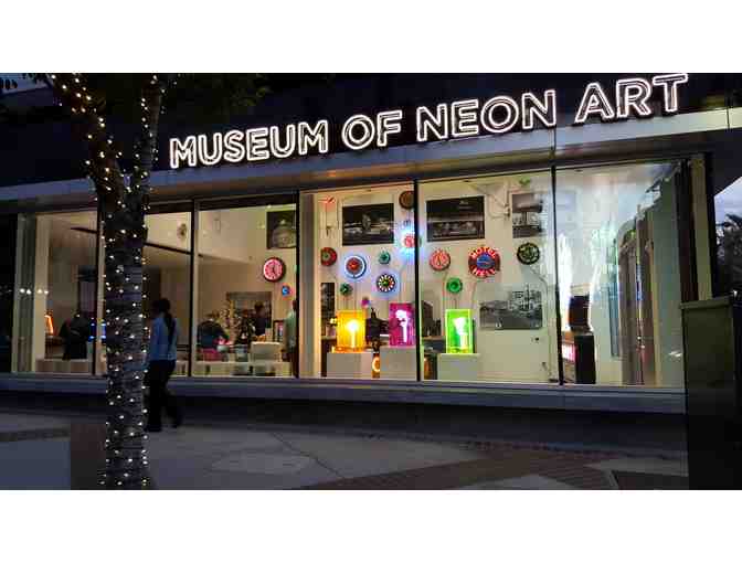 4 Admission Tickets to Museum Of Neon Art
