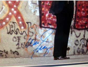 Framed and signed photo of Basketball Great... Walt Frasier!!