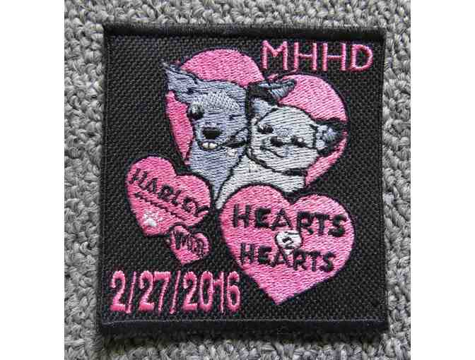 Harley & Teddy 'Hearts to Hearts' Rescue Patch - 2016