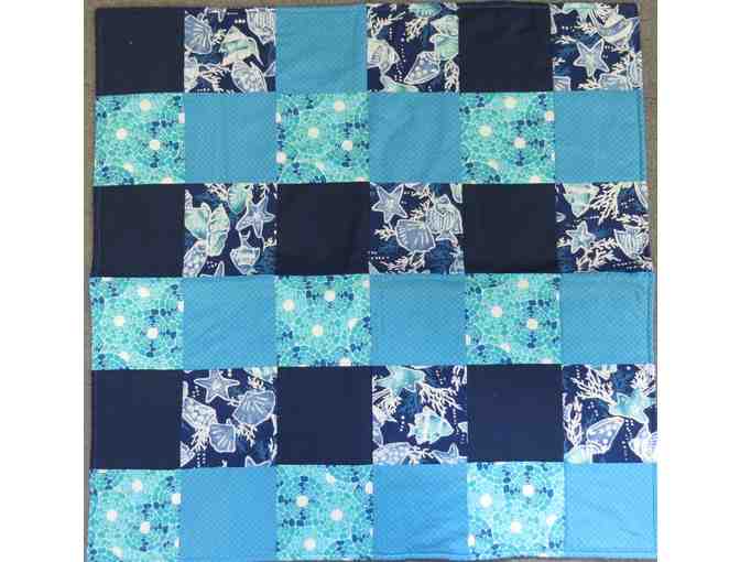 Handmade Dog Quilt/Blanket - The Ocean