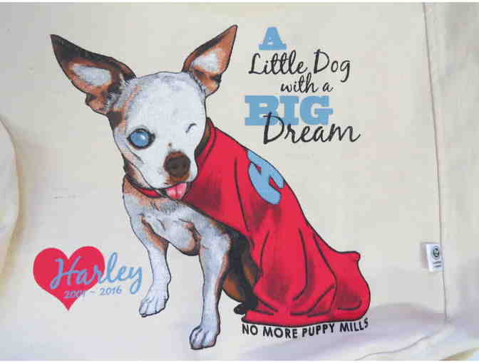 A Little Dog With a Big Dream - Canvas Market Bag