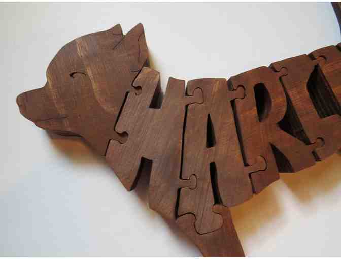 Custom Made Wooden Puzzle - Harley