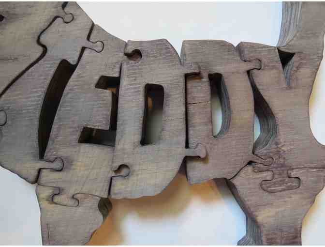 Custom Made Wooden Puzzle - Teddy
