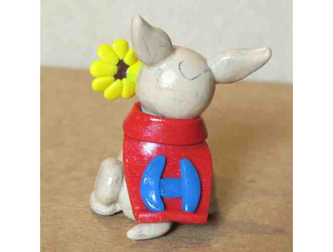 Sunflower Harley Figurine Clay Sculpture