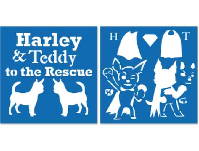 Harley & Teddy Art Stencil Set