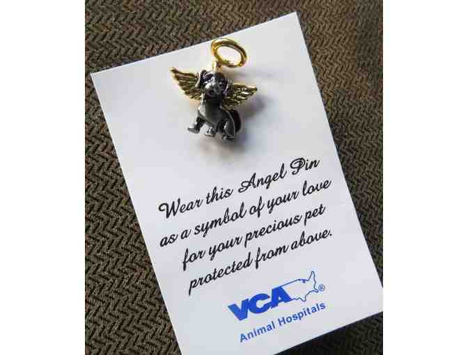 Angel Dog Pin (for someone who has lost a beloved pet)