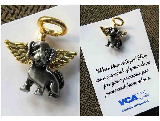 Angel Dog Pin (for someone who has lost a beloved pet)