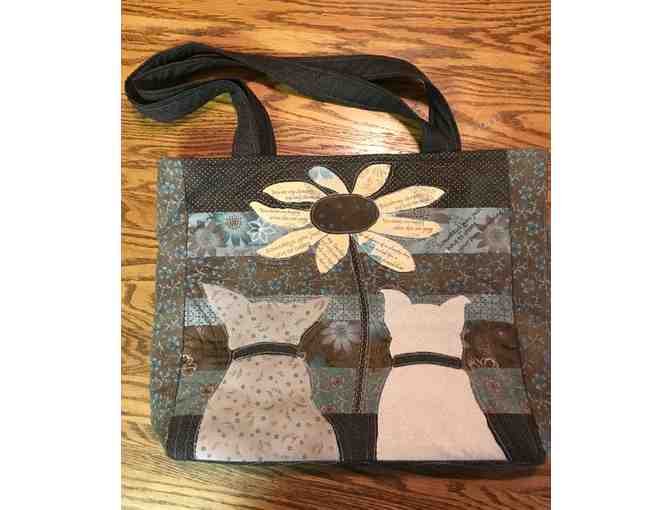 Harley & Teddy Sunflower Quilted Tote
