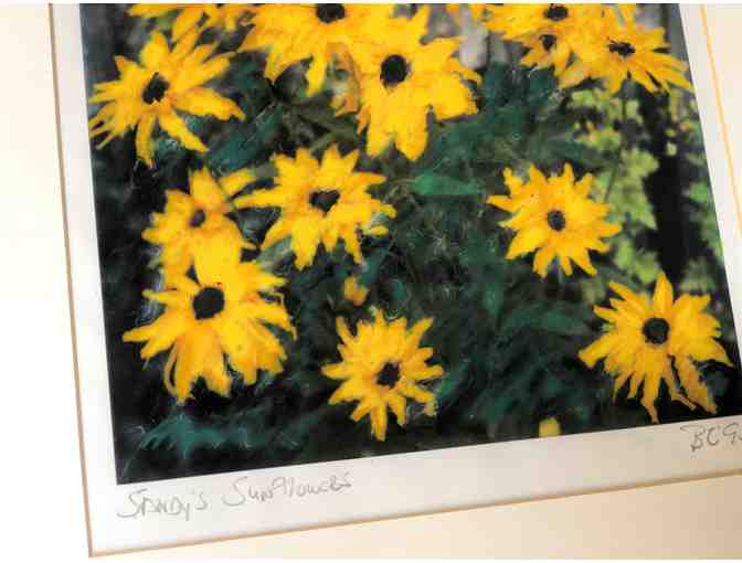 Framed Sunflower Picture