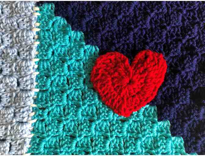 Teddy Paws of Love Crocheted Throw