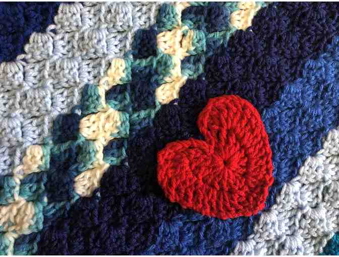 Teddy's Small Paws of Love Crocheted Blanket