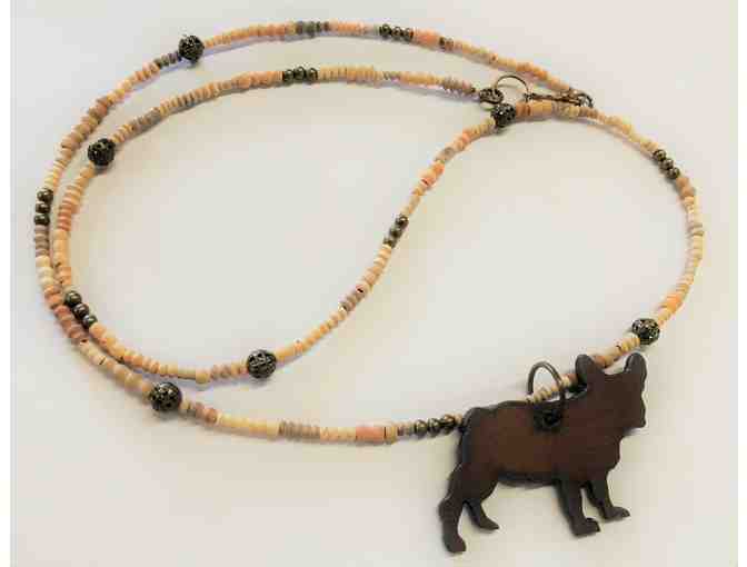 Frenchie (or Pug) Handcrafted Necklace