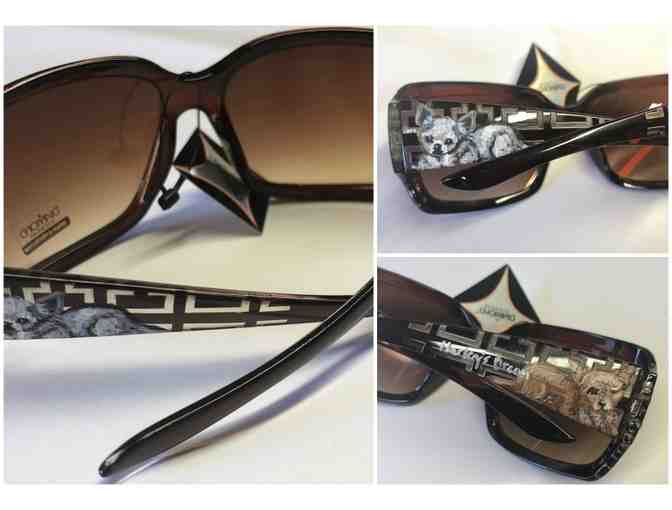 Sunglasses - Custom Painted with Harley & Teddy
