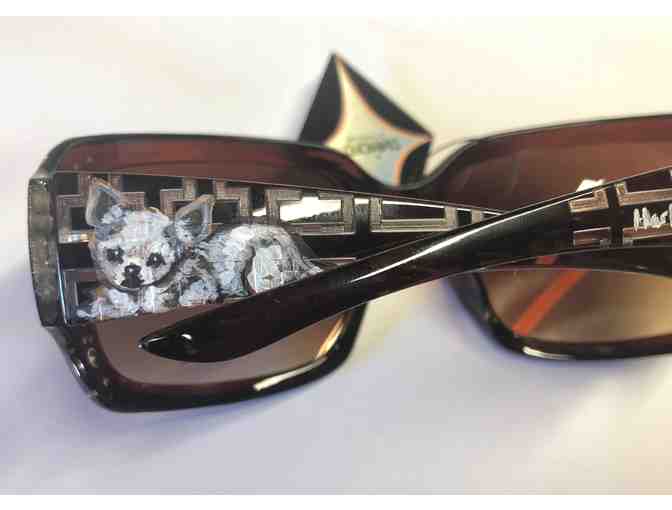 Sunglasses - Custom Painted with Harley & Teddy
