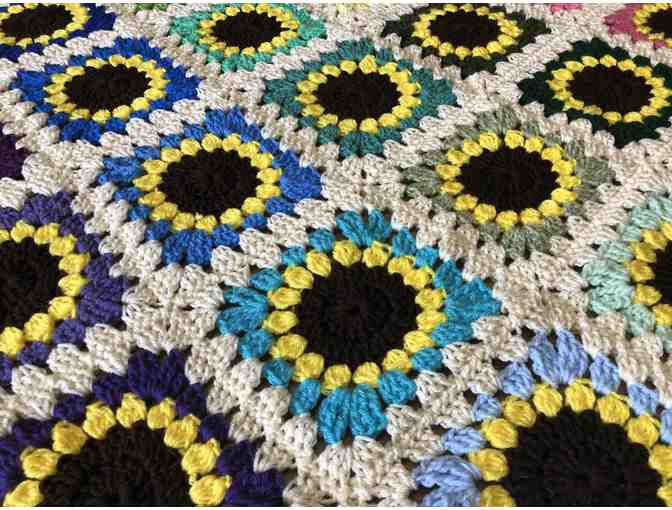 Harley's Sunflower Afghan, Crocheted with Love