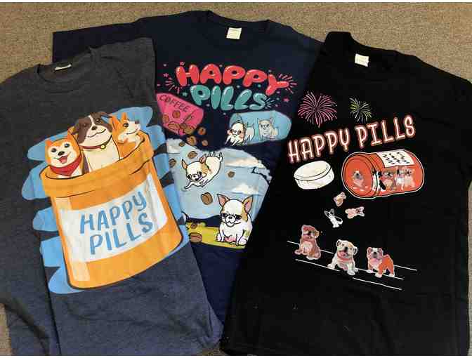 Happy Pills T-Shirts (Set of 3 - size L)