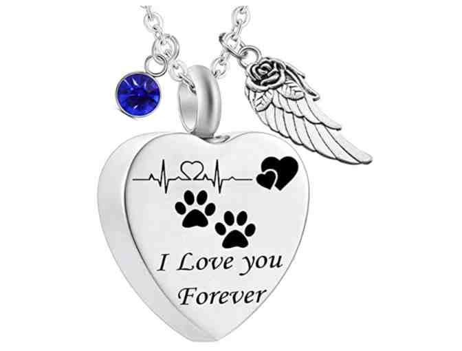I Love You Forever Heart Pendant/Urn Necklace