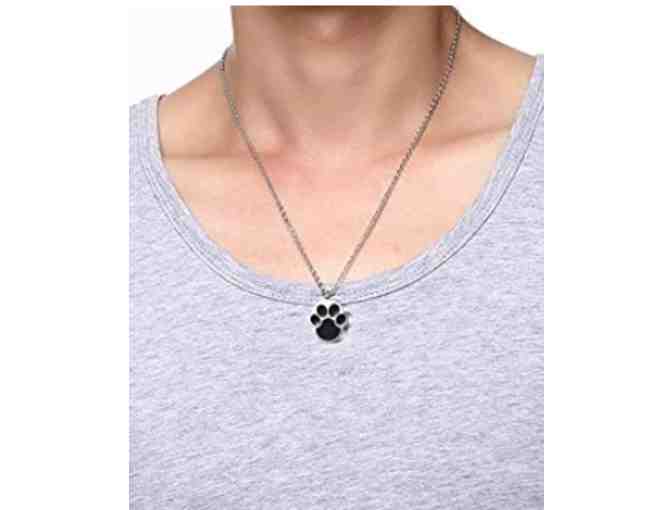 Paw Print Memorial Urn Necklace